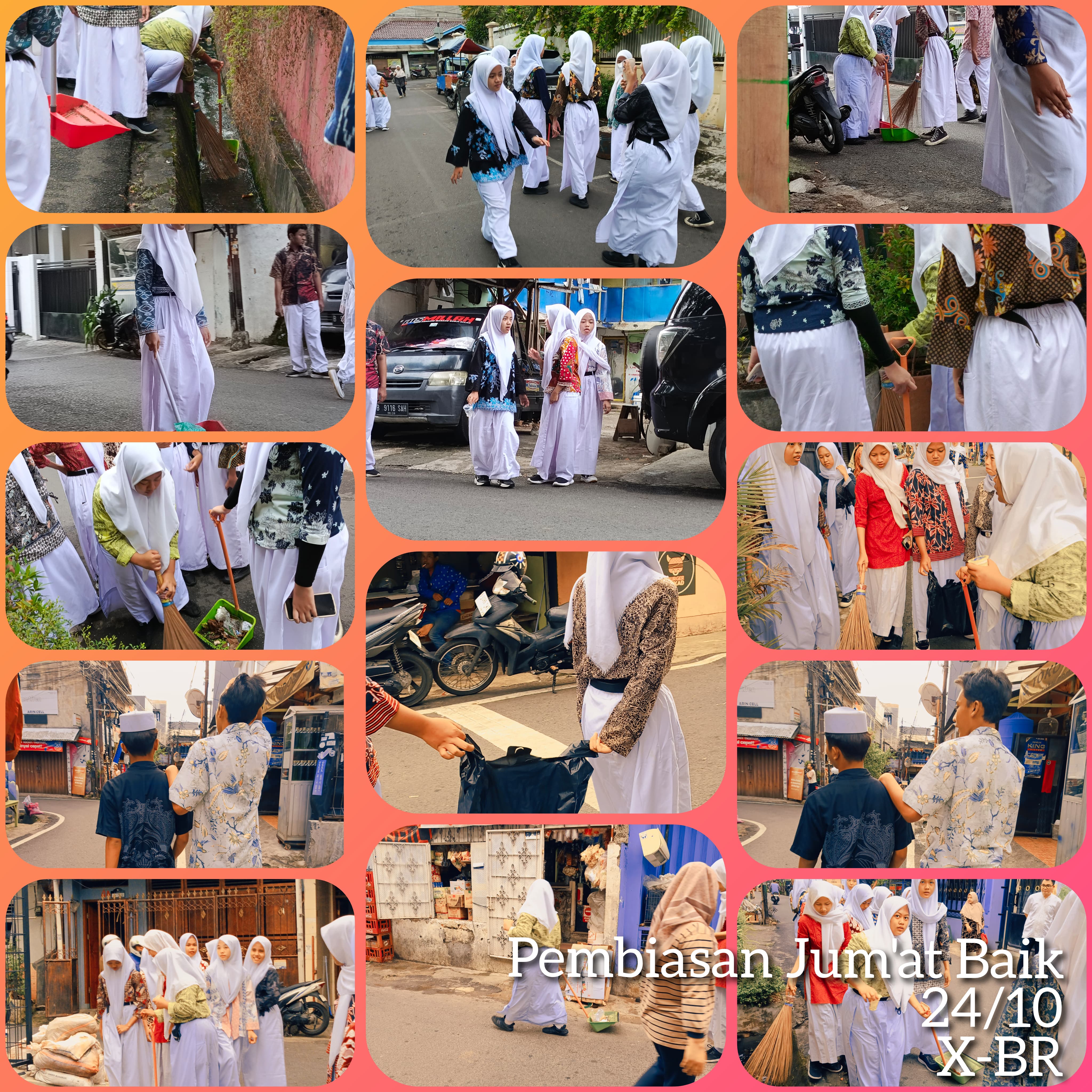 Pembiasaan Jumat Baik di SMKN 43 Jakarta